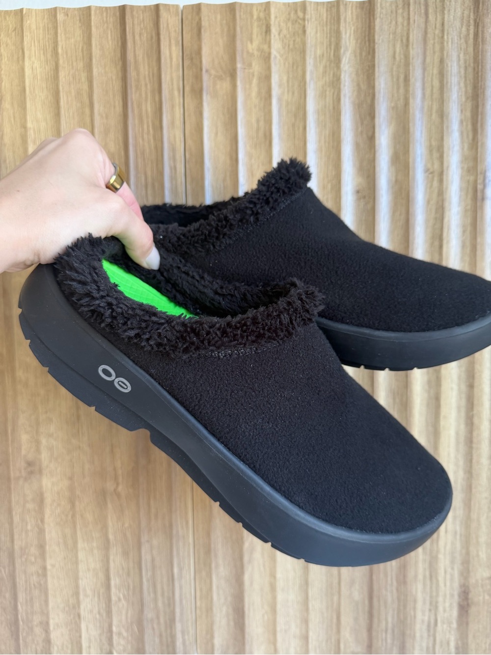 OOFOS OOcoozie Mule Slip On Recovery Shoes